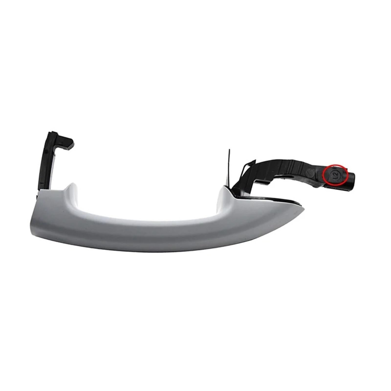 Hudfroa Left Side Door Handles For Vw For Touareg 7P 2010-2014 Exterior Door Handle Right Grey Easy Installation Car 7P6837205g