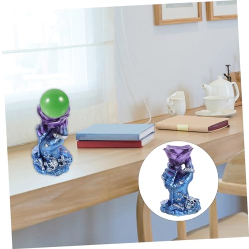 Porte boules décoratives et bougeoirs avec socle pour pendule - 4