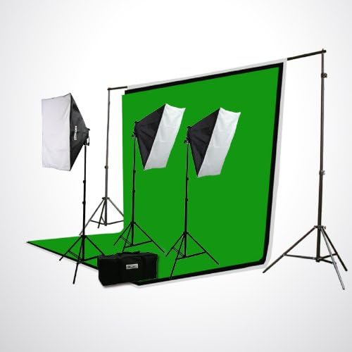 ePhoto H9004S3-69BWG Complete Photography Video Studio Light