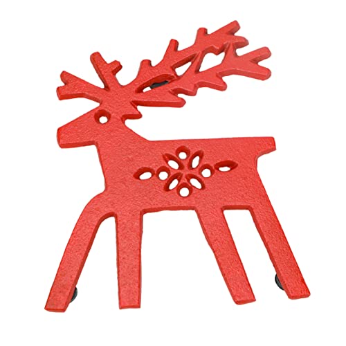FUNOMOCYA Kitchen Mat Elk Pattern Non-Slip and Ironing Coasters Insulation Pad Cup Mat for Home