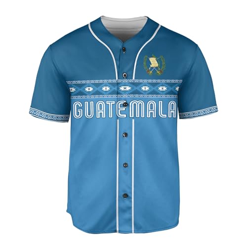 Custom Guatemala Jersey Baseball, Personalized Guatemala Jerseys for Men, Guatemala Baseball Jersey, Guatemala Shirt miniatura 4