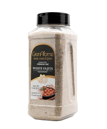 Image of GranAroma White Fajita Seasoning, Spicy & Savory, Delicious Taste, Fajitas & Tacos (1.8 Pound)
