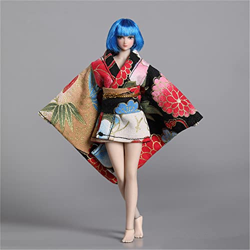 Robe kimono miniature 1/12 | Tenue japonaise pour customisation figurine