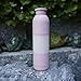 Lokai Metal Water Bottle Pink- Sleek, Sustainable Water Bottle, 19 oz, Stainless Steel with a Textured Grip