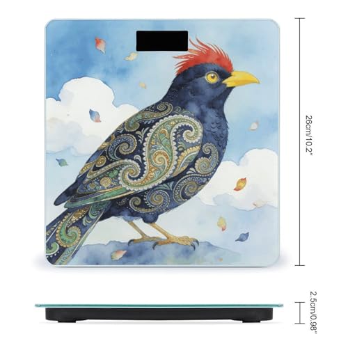 Paisley Bird Báscula Digital Precisa Hasta 180 kg miniatura 2