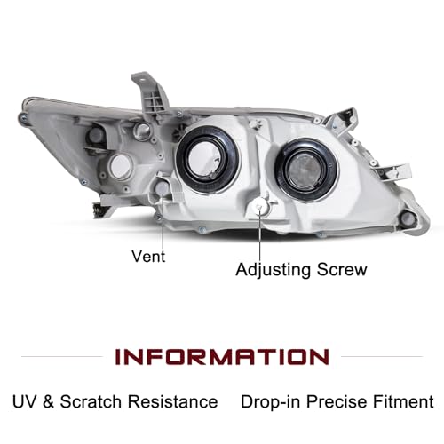 Image of JSBOYAT Headlight Assembly Fits for 2010 2011 Toyota Camry SE /LE /XLE /Base