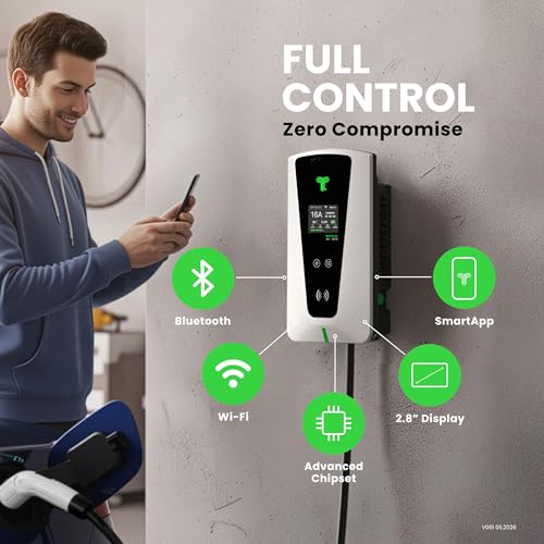 Chargeur EV 11 kW type 2 borne de recharge triphasée connectée IP65