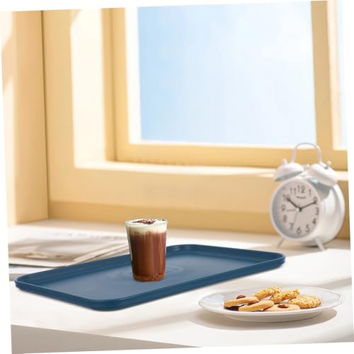 Bandeja rectangular de plástico PRETYZOOM pack de 2 para hostelería 7