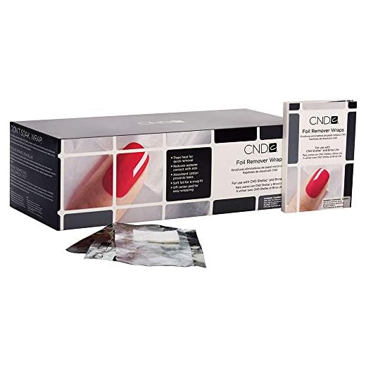 CND Shellac Foil Remover Wraps, 1er Pack (1 x 250 Stück)