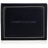 Tommy Hilfiger Men's Genuine Leather Passcase Wallet with ID Window and Multiple Card Slots