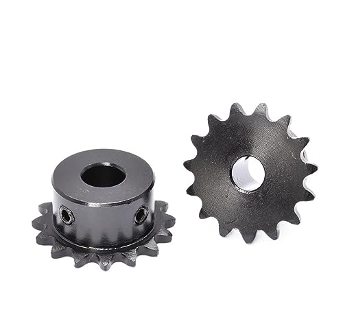 Bevel Gear Pinion Hardware Mechanical 1pcs 13Teeth 04C 25H Chain Gear Steel 6mm-12mm Bore Industrial Sprocket Wheel Motor Chain Drive Sprocket(6mm)