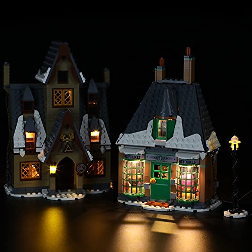 BRIKSMAX Led Beleuchtungsset für Lego Harry Potter Hogsmeade Spielzeug - Compatible with Lego 76388 Bausteinen Modell - Ohne Lego Set – Bild 3