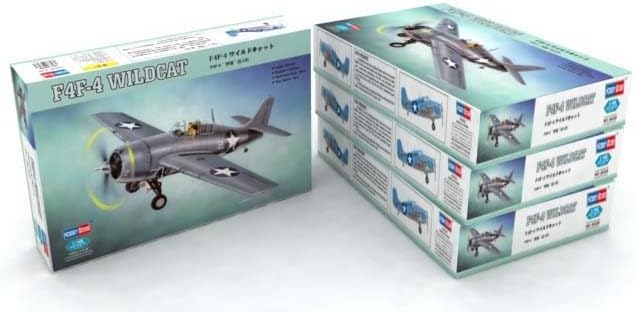Miniatura 2 de Hobby Boss HY80328 F4F-4 Wildcat Kit de construcción de modelo de avión