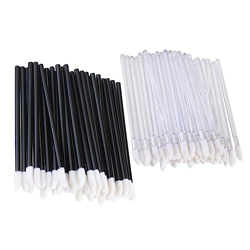 ARTSEWPLY Lip Brush Exfoliating Stick 200pcs Reusable Lip Applicator Makeup Tool Kit