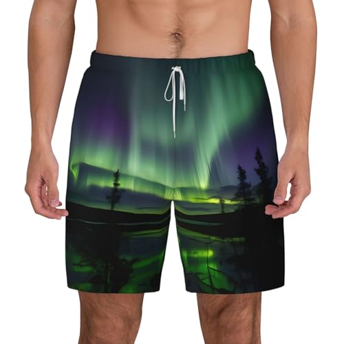 Short de bain homme doublure compression fini les irritations de la plage séchage rapide