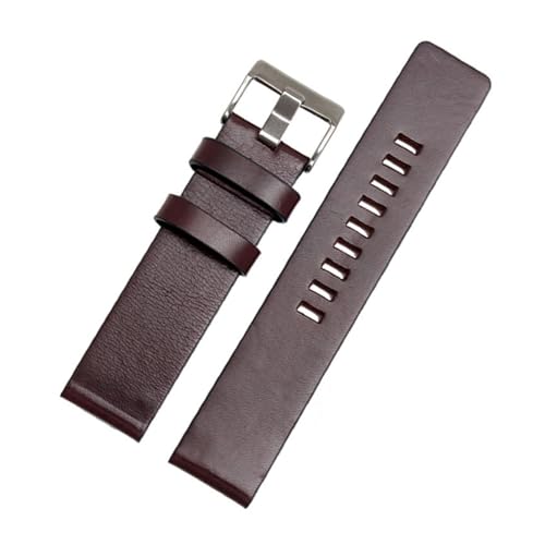 Bracelet en cuir compatible Diesel DZ7312 marron chic pour homme
