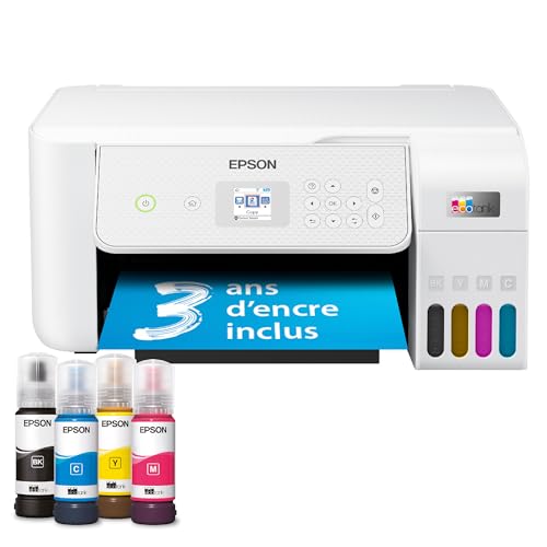EcoTank ET-2876 Epson imprimante A4 Wi-Fi pour stopper le gaspillage et imprimer à volonté