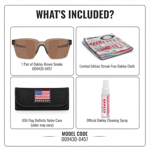 Image of Oakley ACTUATOR SQ OO9430 Rectangle Sunglasses With Official Eyewear Kit | Men's & Women's Sunglasses