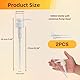 2 Stück Dosierpumpe 1L für Sirup, 30mm Schraubflasche Dosierspender, Wiederverwendbarer Pumpaufsatz für Shampoo, Sirupspender, Pumpkopf passend für 28/410 Gewindebehälter Flasche