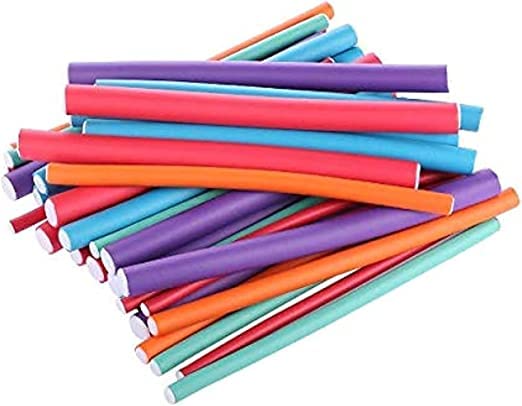 DIY Twist Curls Flexible Styling Hair Rollers - 42 Pieces