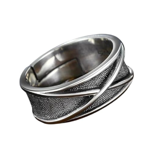 Retro Time Space Goku Black Ring Punk Gothic Open Ring For Men Handmade Unisex Designer Jewelry Accessories Anime Lovers Gift