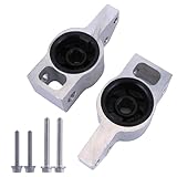 2PCS Querlenkerbuchse 3C0199231A Kompatibel für Q3 8UB 8UG Passat 3C2 362 Passat CC 357 Tiguan 5N,Langlebige Gummi-Metall-Vorderachsbuchse