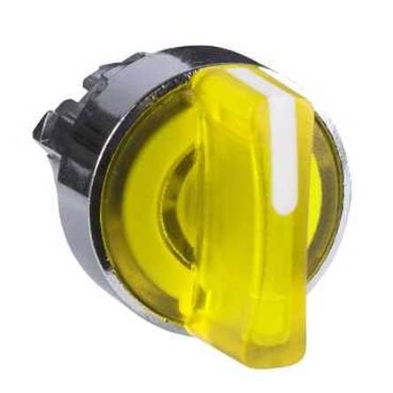Cabeza sel. lum. naranja 3 pos. retorn. der pour commutateur de commande industriel