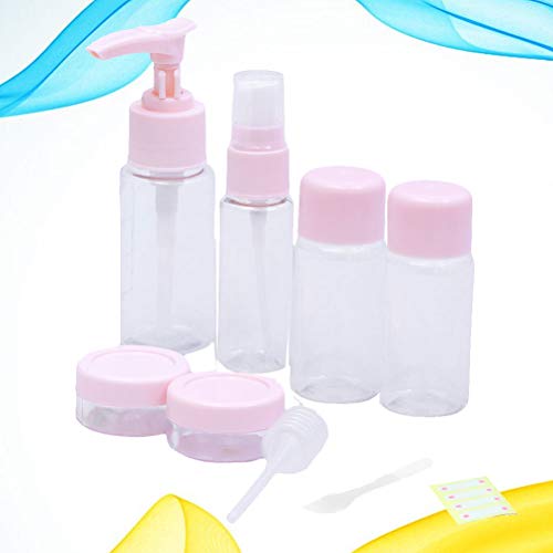Lurrose 1 Set / 10 Pcs Dispensar Garrafa de Spray Loção de Creme de Recipiente Pequeno de Plástico G