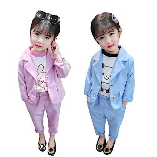 SUWIAKLALL Kit de roupas para banquetes de casamento para meninas conjunto de roupas formais roupas