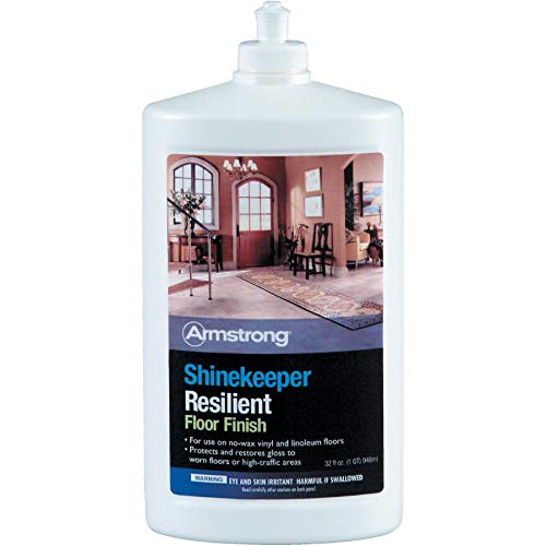 Armstrong Flooring Shinekeeper Vinyl Floor Polish - Restores Shine, Protects Floors - 946 mL