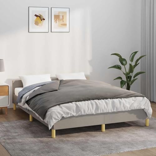 Manta pesada para dormir y relajarse en el sofá con funda de algodón gris 2