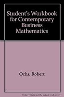 Contemporary Business Math 0721668933 Book Cover