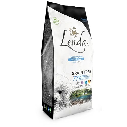 Lenda Hypoallergenic Mini Skin & Coat 2KG - Alimento Completo para Perros de Raza Pequeña con Alergias Alimentarias o Ambientales | Pienso Hipoalergénico | Grain Free
