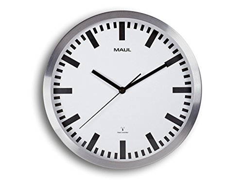 Preisvergleich Produktbild Maul Wanduhr Maulpilot 30cm Aluminium
