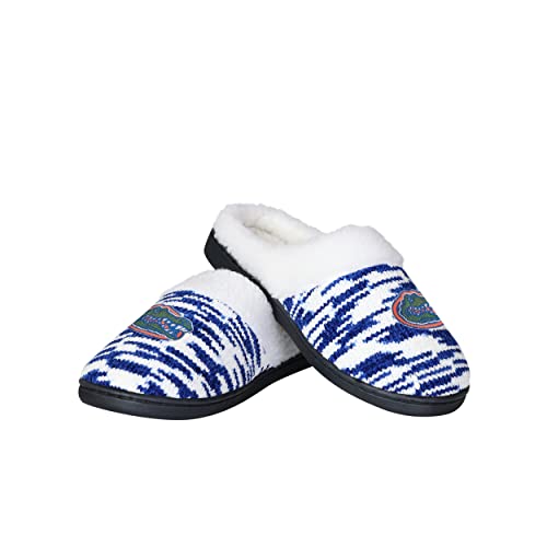 FOCO Pantuflas con Suela de Copa Colorblend con Forro de Sherpa, Mujer, Color del Equipo, 9-10