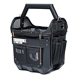 ToughBuilt – 12' Massive Mouth Tool Bag, Wide-Opening Hard Body Tote Bag with Reinforced Handles, Pockets & Heavy-Duty Construction for Jobsite Organization (TBL-CT-82-12)