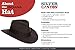 Men's Indiana Outback Fedora Hat Brown Crushable Wool Felt by Silver Canyon, Brown, Large