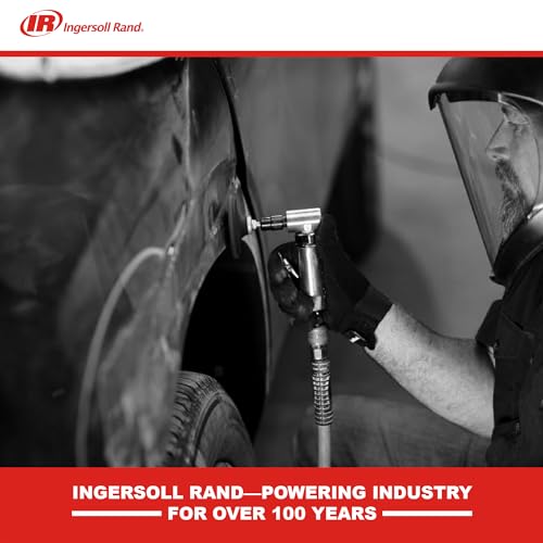 Image of Ingersoll Rand 301B Air Die Grinder - 1 /4 inch, Right Angle, 21,000 RPM, Ball Bearing Construction, Safety Lock, Aluminum Housing, Lightweight Power Tool, Black
