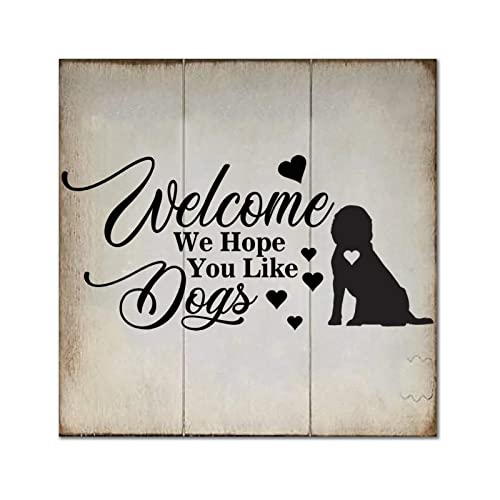 Plaque en bois Boston Terrier : le message de bienvenue idéal pour les amoureux des chiens