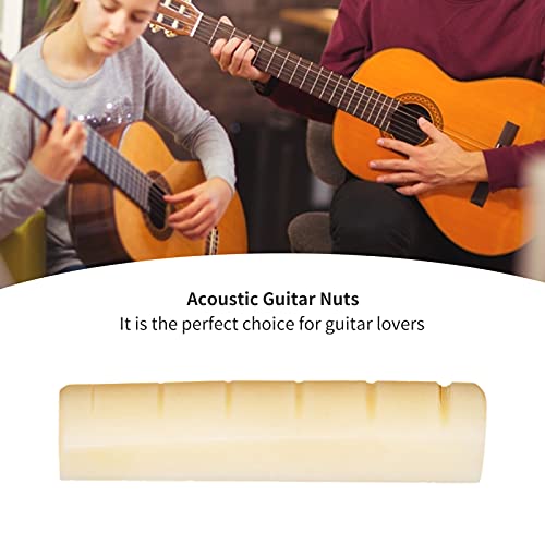 43mm Slotted Guitar Nut Complete Bone Unbleached Acoustic Guitar Nuts Guitar Accessories for Guitar Lovers - Image 3