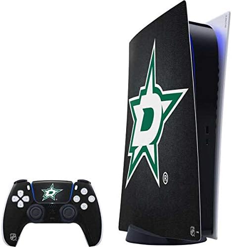 Skinit Decal Gaming Skin Compatible with PS5 Digital Edition Bundle - Officially Licensed NHL Dallas Stars Jersey Design