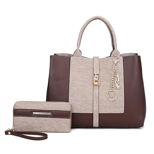 Image of J'OMOR by Mia Satchel Bag & Wristlet Wallet for Women's Crossbody Bag Tote Handbag Top-Handle Purse