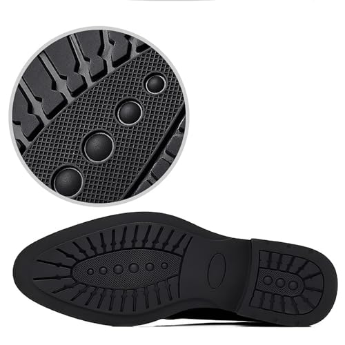 Men's Genuine Leather Shoes Anti-Slip Rubber Sole Classic Business Slip-Resistant Dress Shoes for Work & Outdoor4