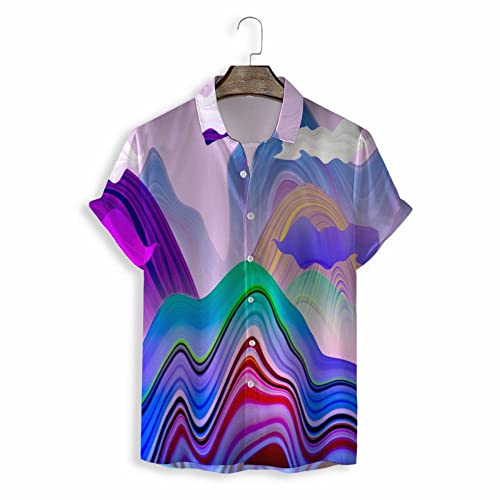 Chemise hawaïenne séchage rapide à manches courtes pour homme actif