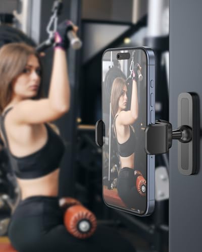 APPS2Car Handyhalterung Fitnessstudio Magnet für Fitnessstudio,360 einstellbar Gym Halterung… – Ansicht 6