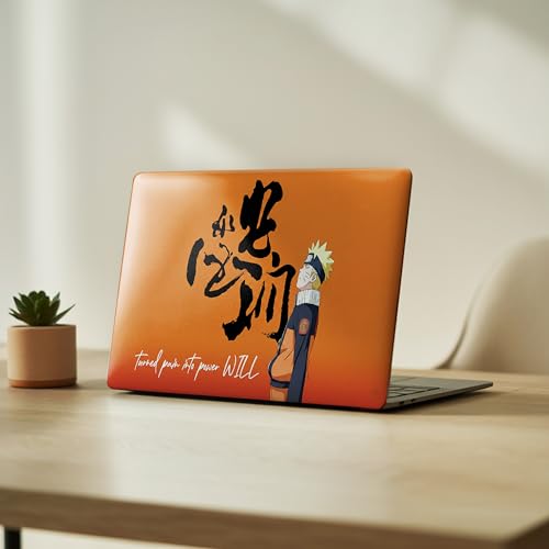 Image of NoWorries Laptop Skin for 15.6 & 14 Inch Laptop | Motivational, Superhero, Sports & Graphic Design Laptop Sticker Wrap | Premium Vinyl Laptop Cover (Naruto, 13.5 x 9.5inches)