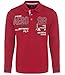 Produktbild Carisma Langarm Poloshirt für Herren 100% Baumwolle  Herren Langarmshirt mit Stickerei  Angenehmes Regular Fit Longsleeve für Büro und Freizeit 3445 RE L