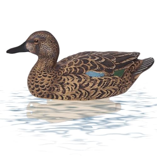 Floating Duck Decoys - Realistic Waterfowl Hunting Props, Garden Decor Ducks | Floating Hunting Decoy Set, Decorative Duck Decoys, Ultra-Realistic Wildlife Attracting Decoys for Pond, Lake, Garden Use