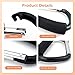 JIALEEY Grocery Bag Shopping Bag Holder Handle Carrier Tool Multi Purpose Snap Hook Stroller Hook Set Organizer Accessories with Soft Foam Grip for Hanging, Pack of 2, Black