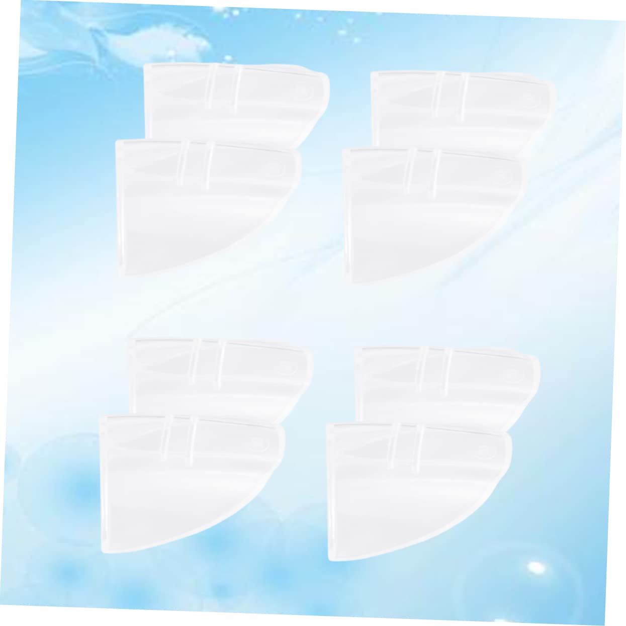 Housoutil 3sets Glasses Wings Protective Glasses Shelter Safety Side Shields Eyewear Protector Tpu Material Compact Lightweight 4pairs*3